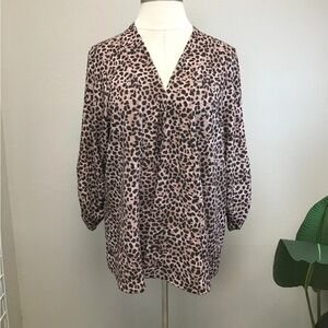 Torrid Leopard Print Crepe Open Front Blazer - New! - Size 30 (6)